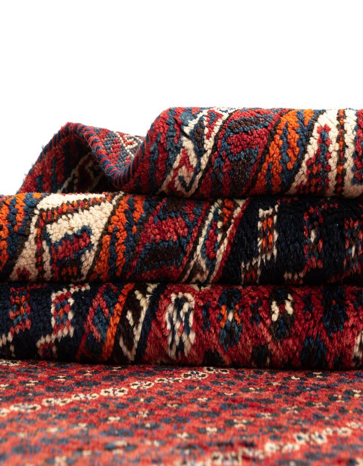 Detail image of 6' 2 x 9' Ghashghai Wool Rug