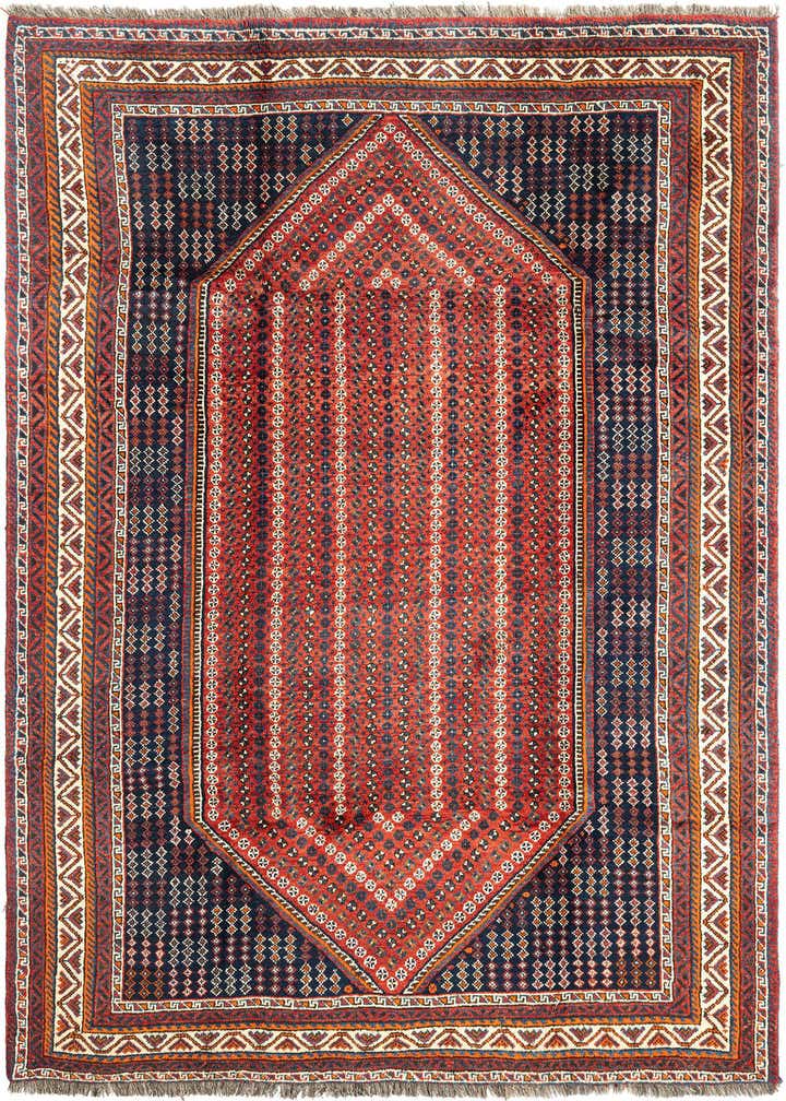 6' 2 x 9' Ghashghai Wool Rug