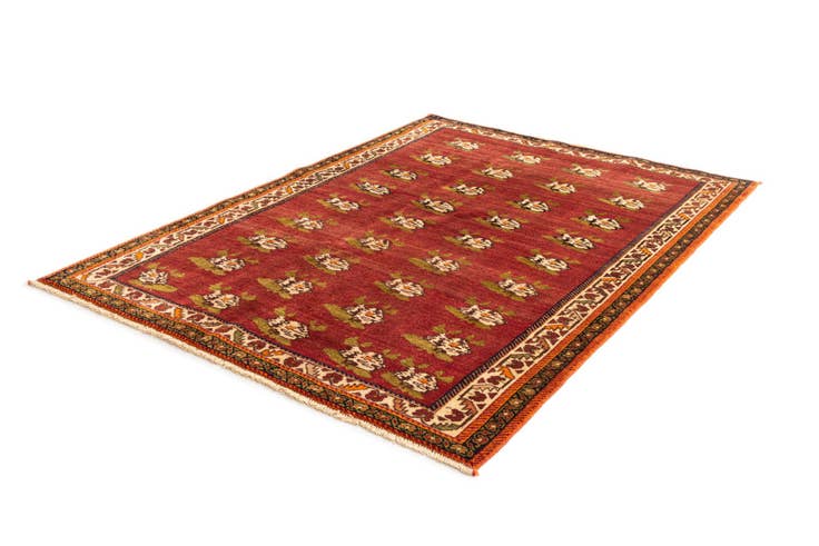 Detail image of 4' 5 x 6' 2 Ghashghai Wool Rug