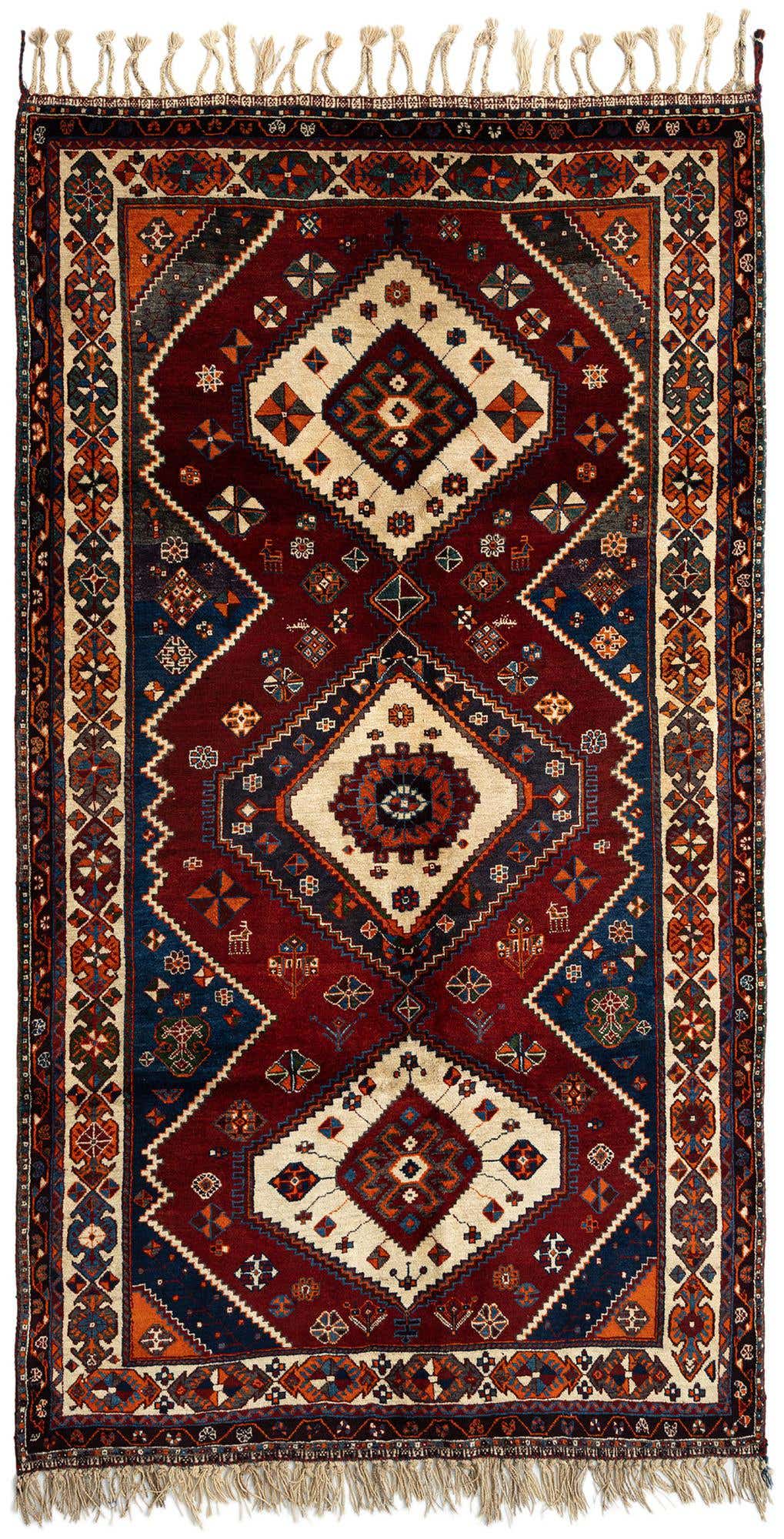 5' x 9' 1 Ghashghai Wool Rug