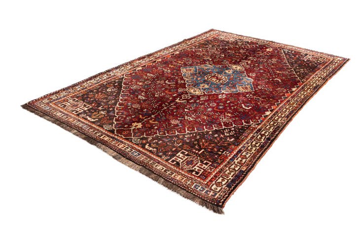 Detail image of 5' 5 x 8' 5 Ghashghai Wool Rug