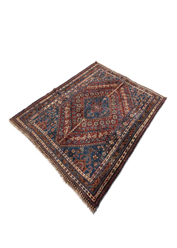 4' 9 x 6' 5 Ghashghai Wool Rug