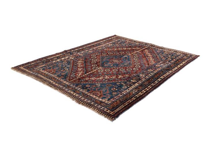 Detail image of 4' 9 x 6' 5 Ghashghai Wool Rug