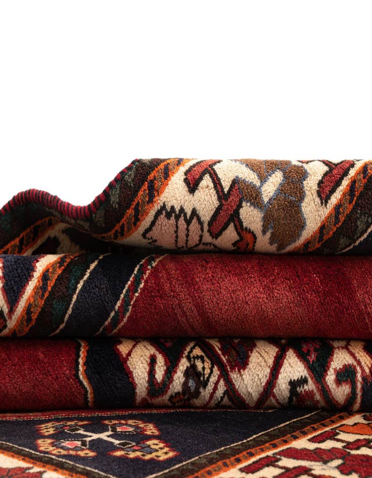 Detail image of 3' 10 x 5' Ghashghai Wool Rug
