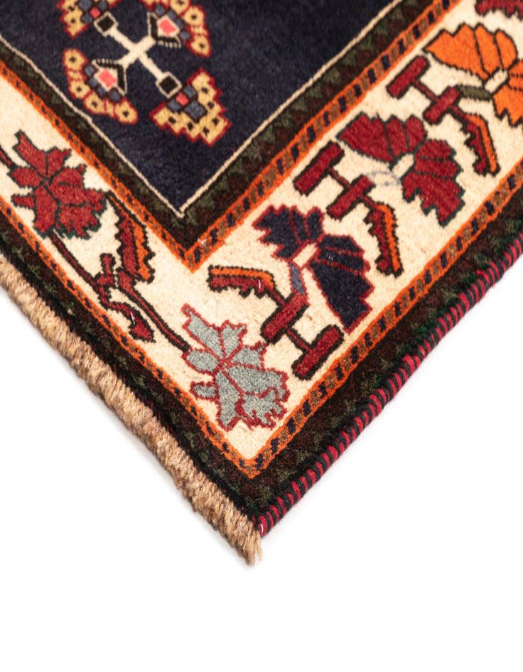 Detail image of 3' 10 x 5' Ghashghai Wool Rug