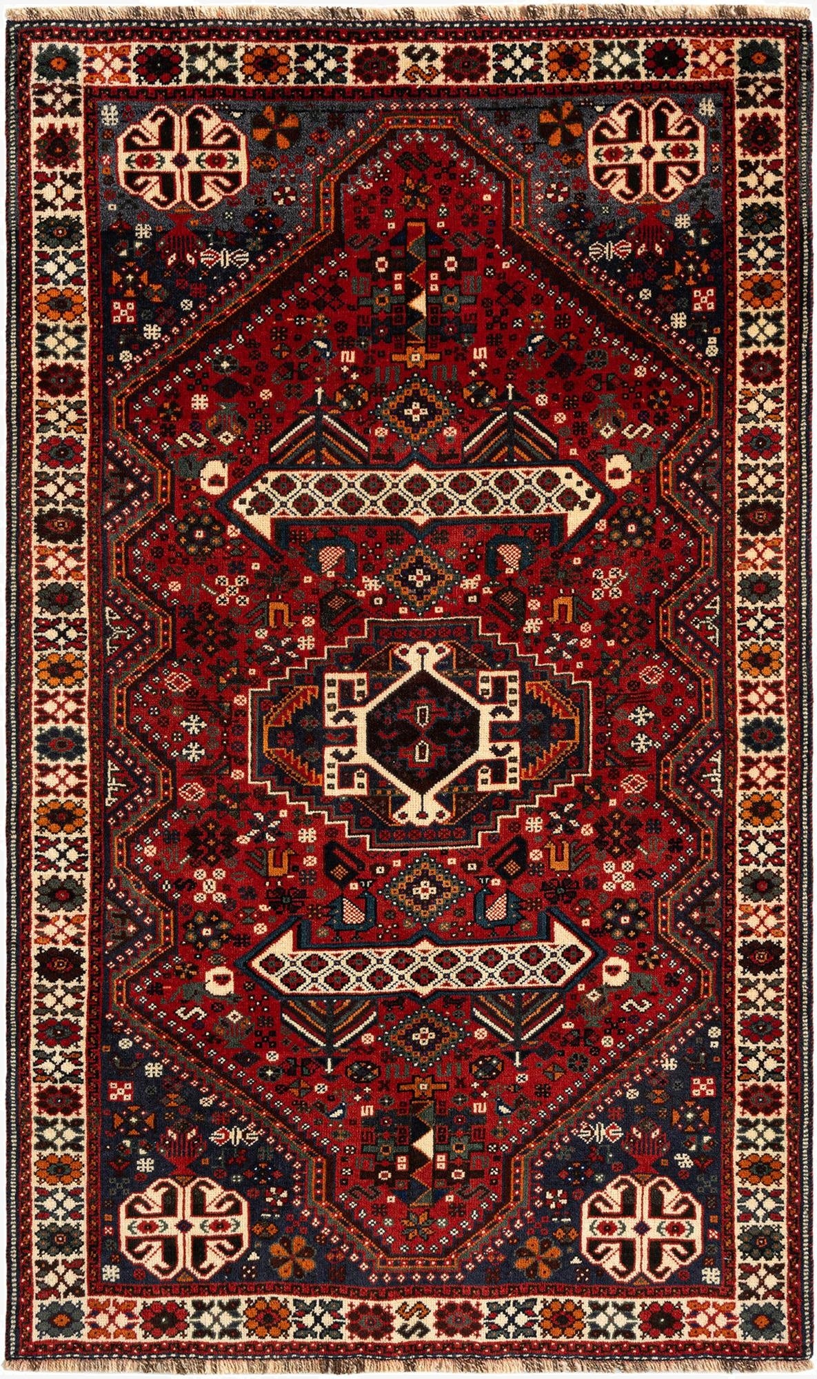 4' x 6' 9 Ghashghai Wool Rug