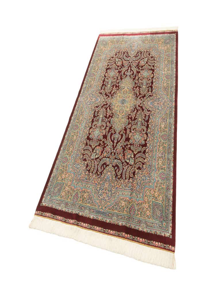 4' 9 x 7' 5 Ghom Design Rug