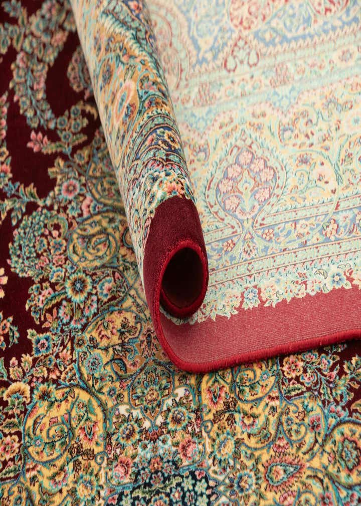 4' 9 x 7' 5 Ghom Design Rug