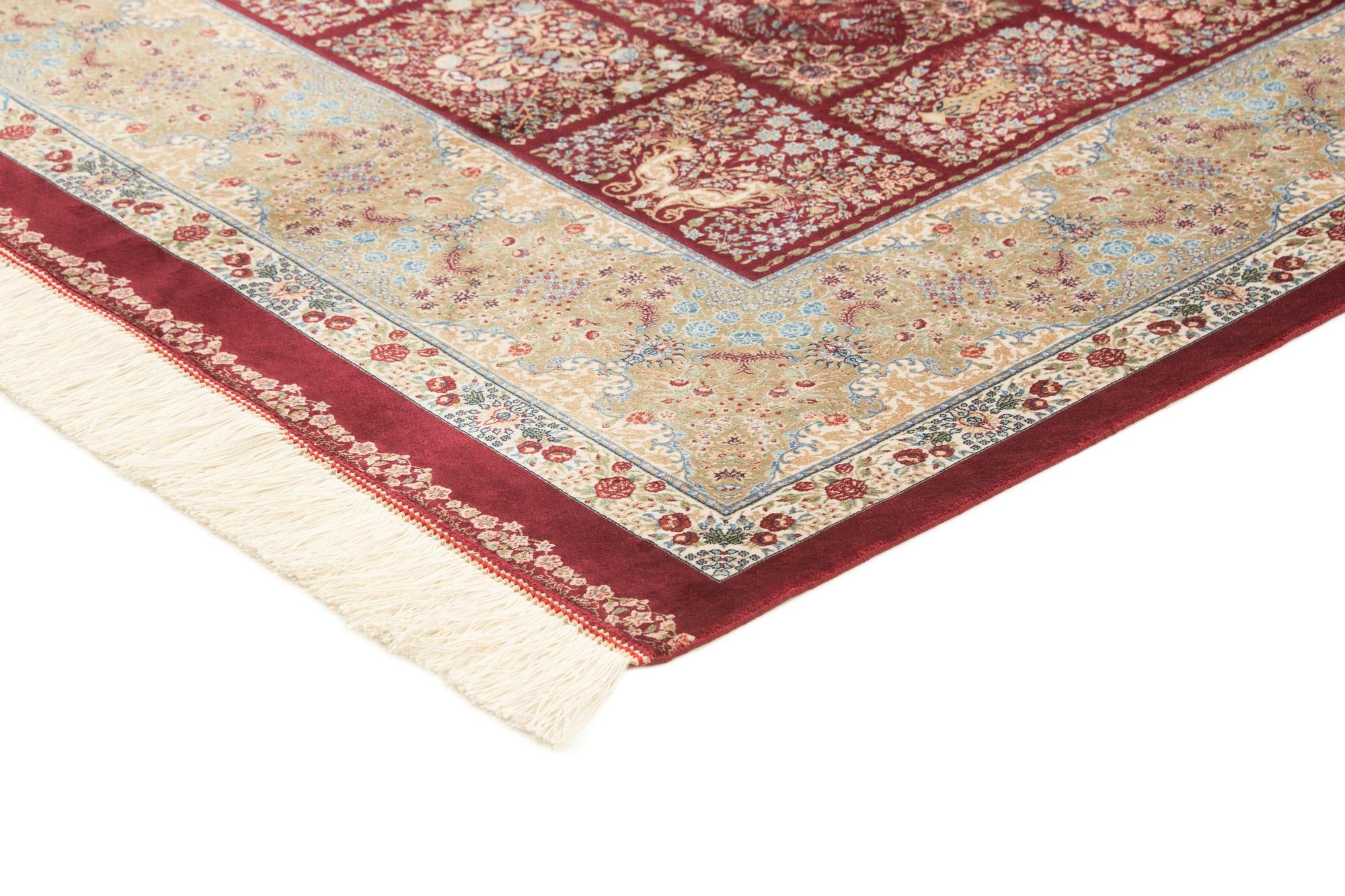 4' 9 x 7' 5 Ghom Design Rug