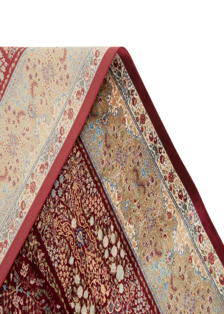 4' 9 x 7' 5 Ghom Design Rug