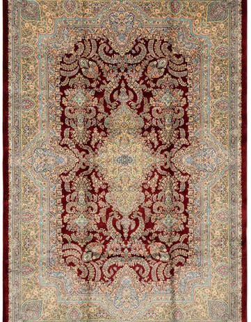 4' 9 x 7' 5 Ghom Design Rug