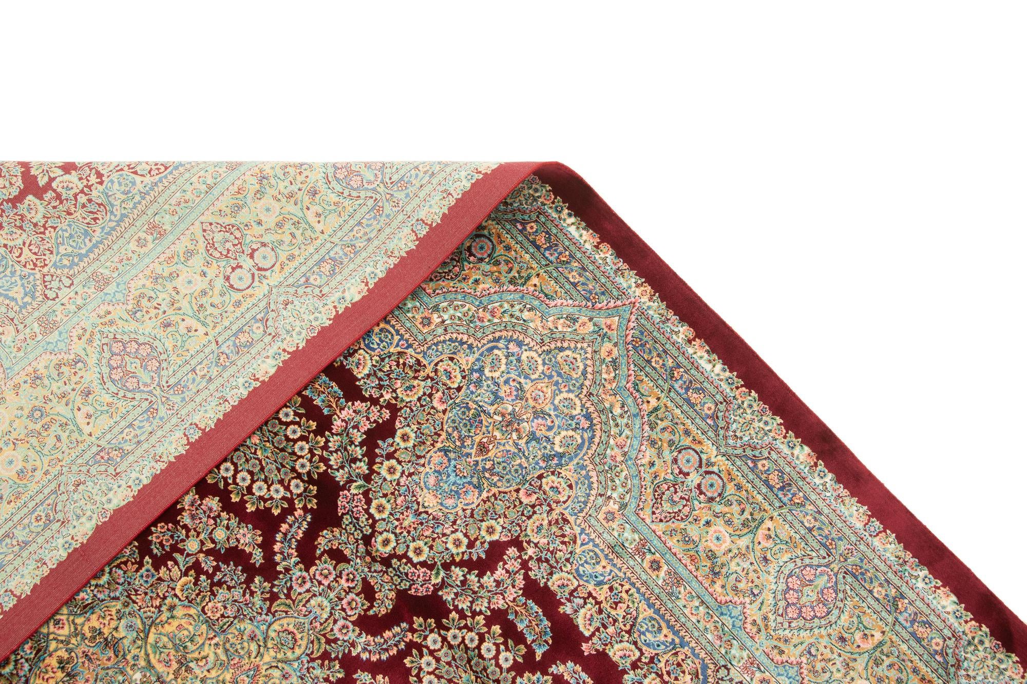 4' 9 x 7' 5 Ghom Design Rug