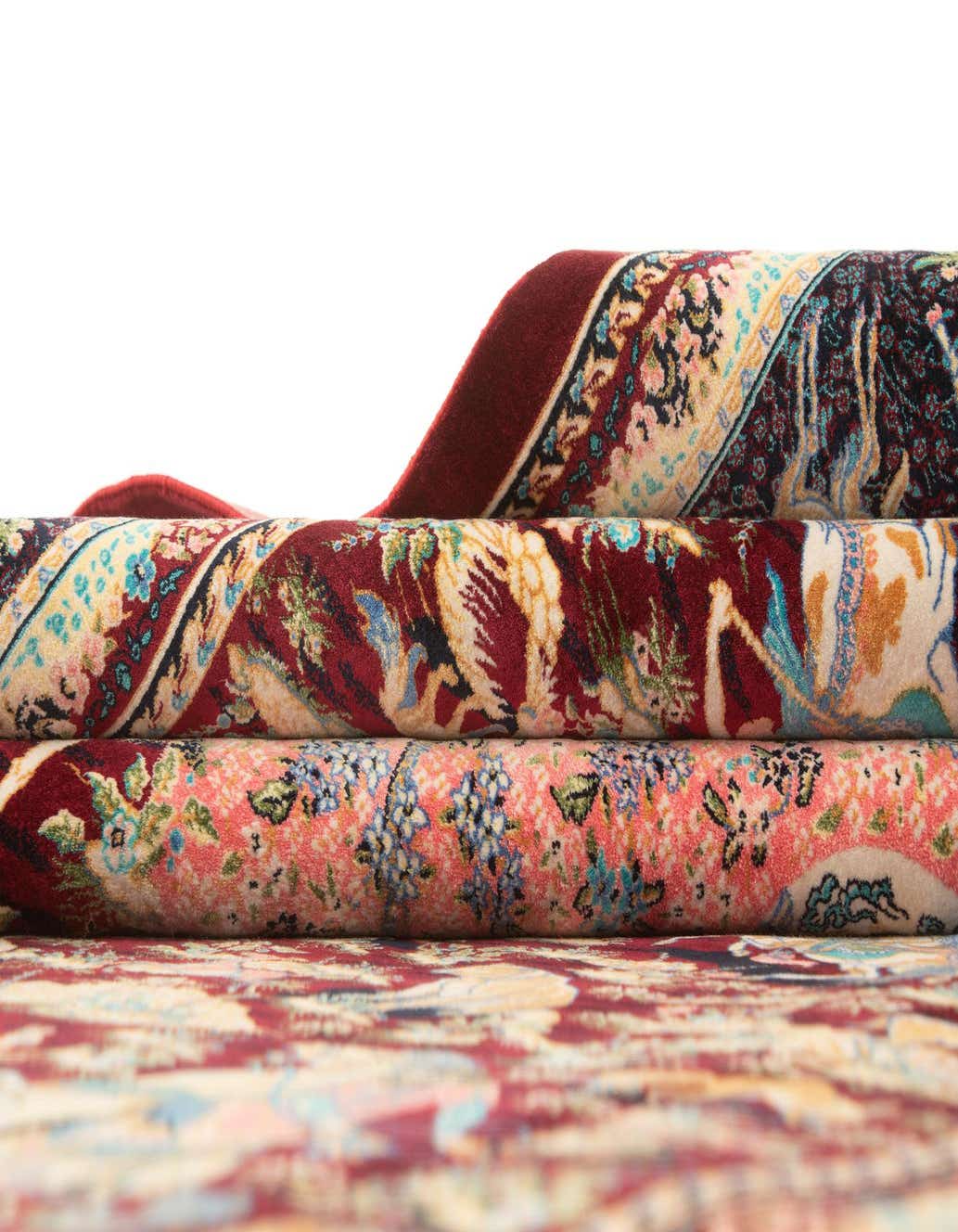 4' 5 x 6' 4 Ghom Design Rug