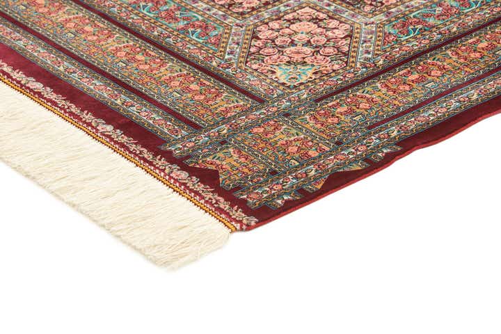 3' 3 x 4' 9 Ghom Design Rug