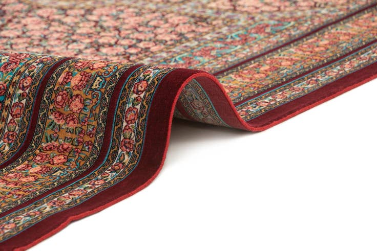Detail image of 3' 3 x 4' 9 Ghom Design Rug