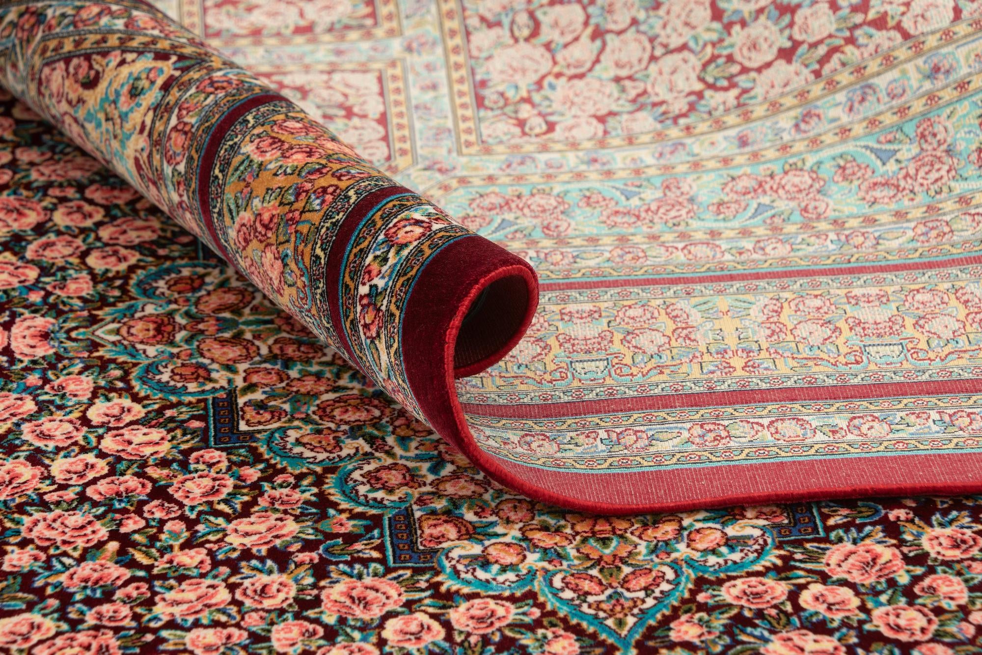 3' 3 x 4' 9 Ghom Design Rug