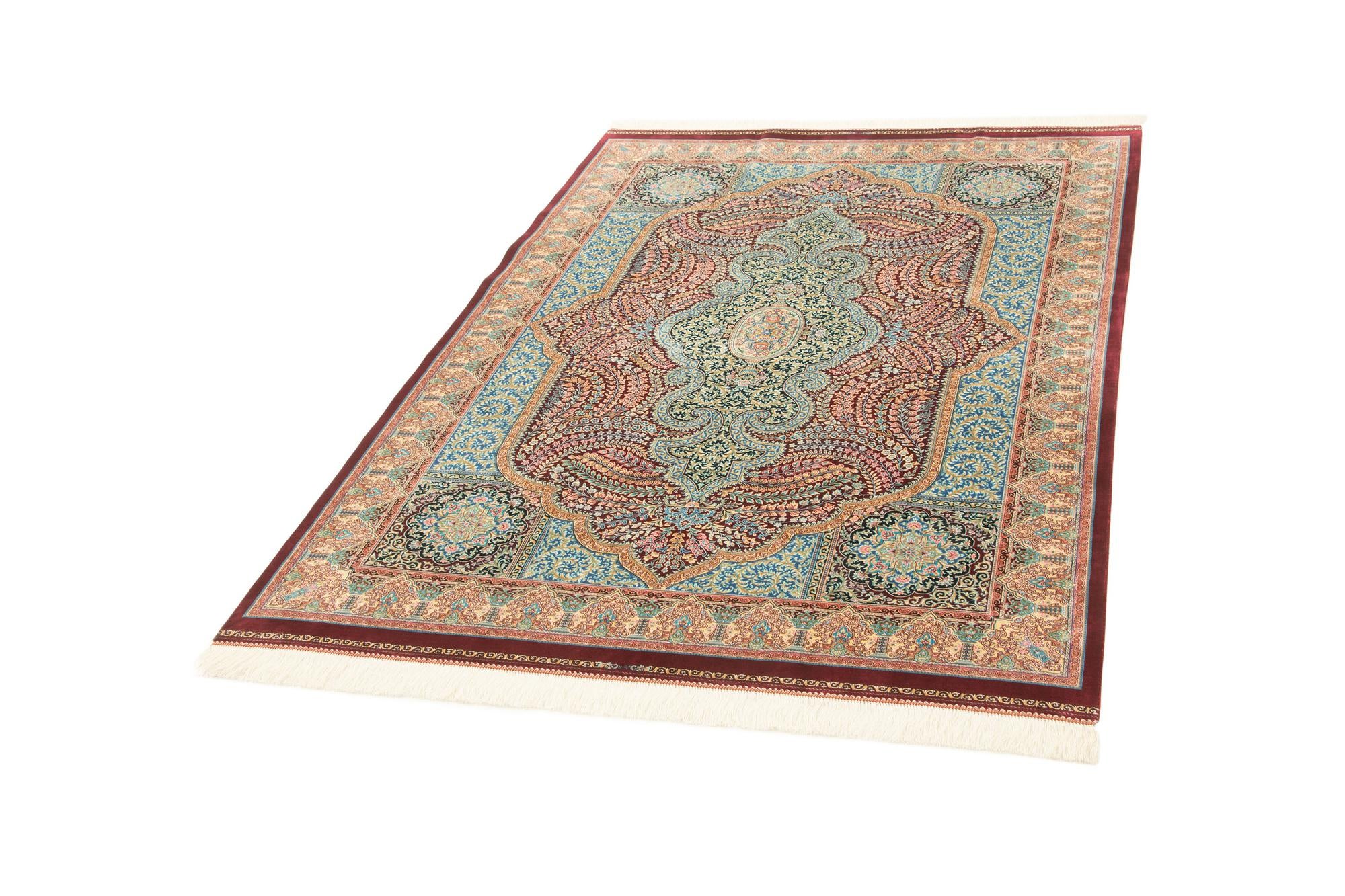 4' 4 x 6' 4 Ghom Design Rug