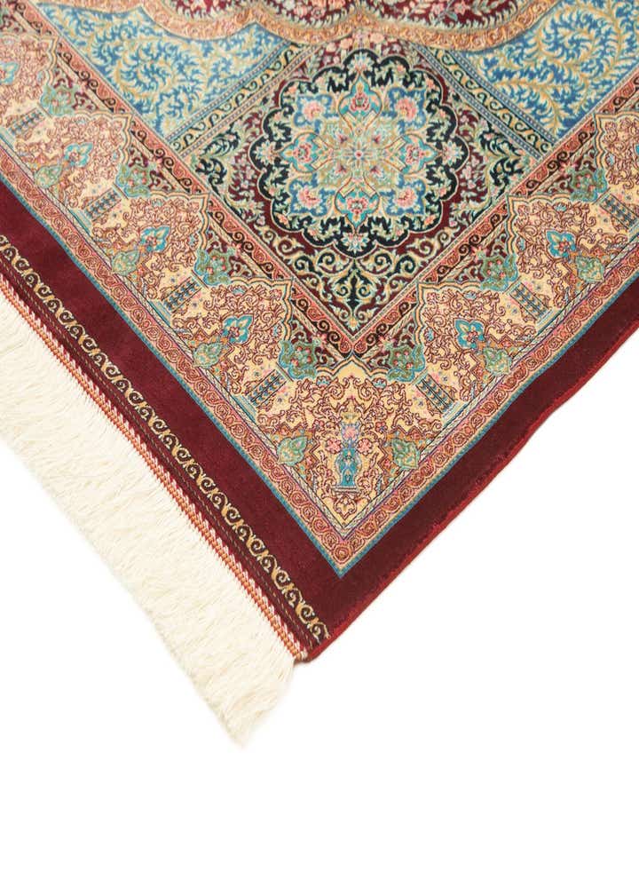 4' 4 x 6' 4 Ghom Design Rug