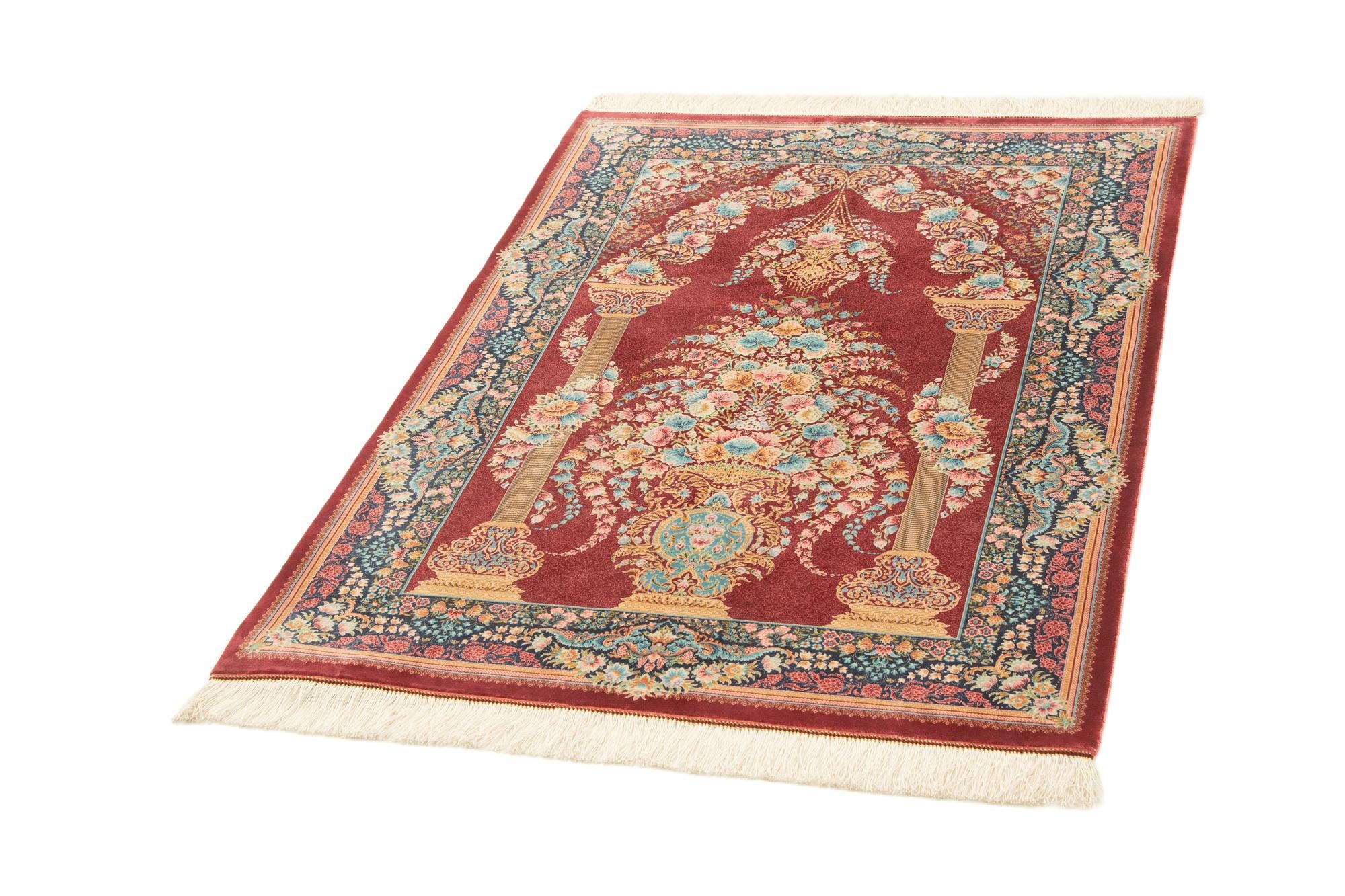 3' 3 x 4' 9 Ghom Design Rug