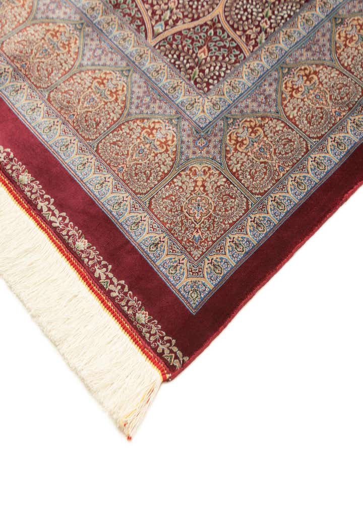 4' 9 x 7' 5 Ghom Design Rug
