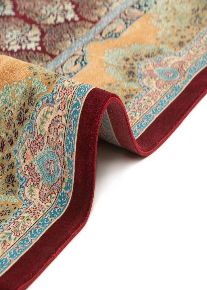 6' 7 x 9' 7 Ghom Design Rug