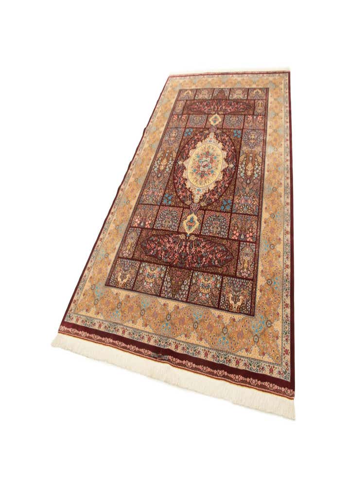 6' 7 x 9' 8 Ghom Design Rug