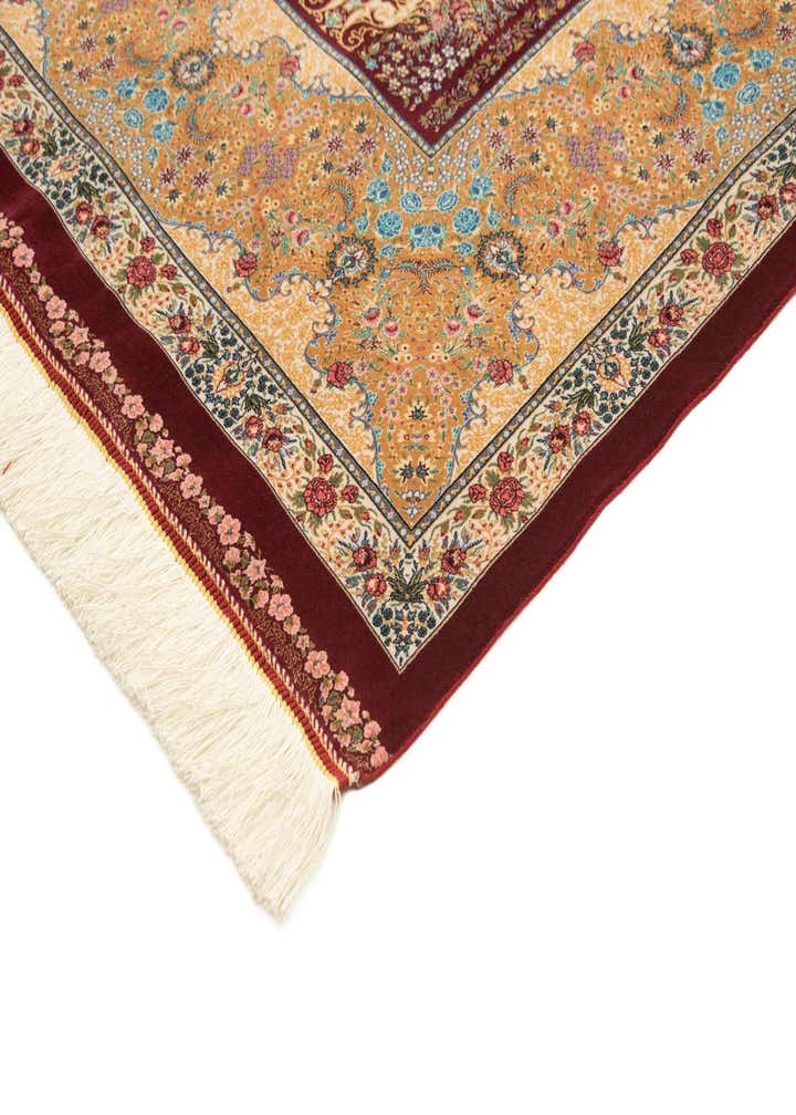 6' 7 x 9' 8 Ghom Design Rug