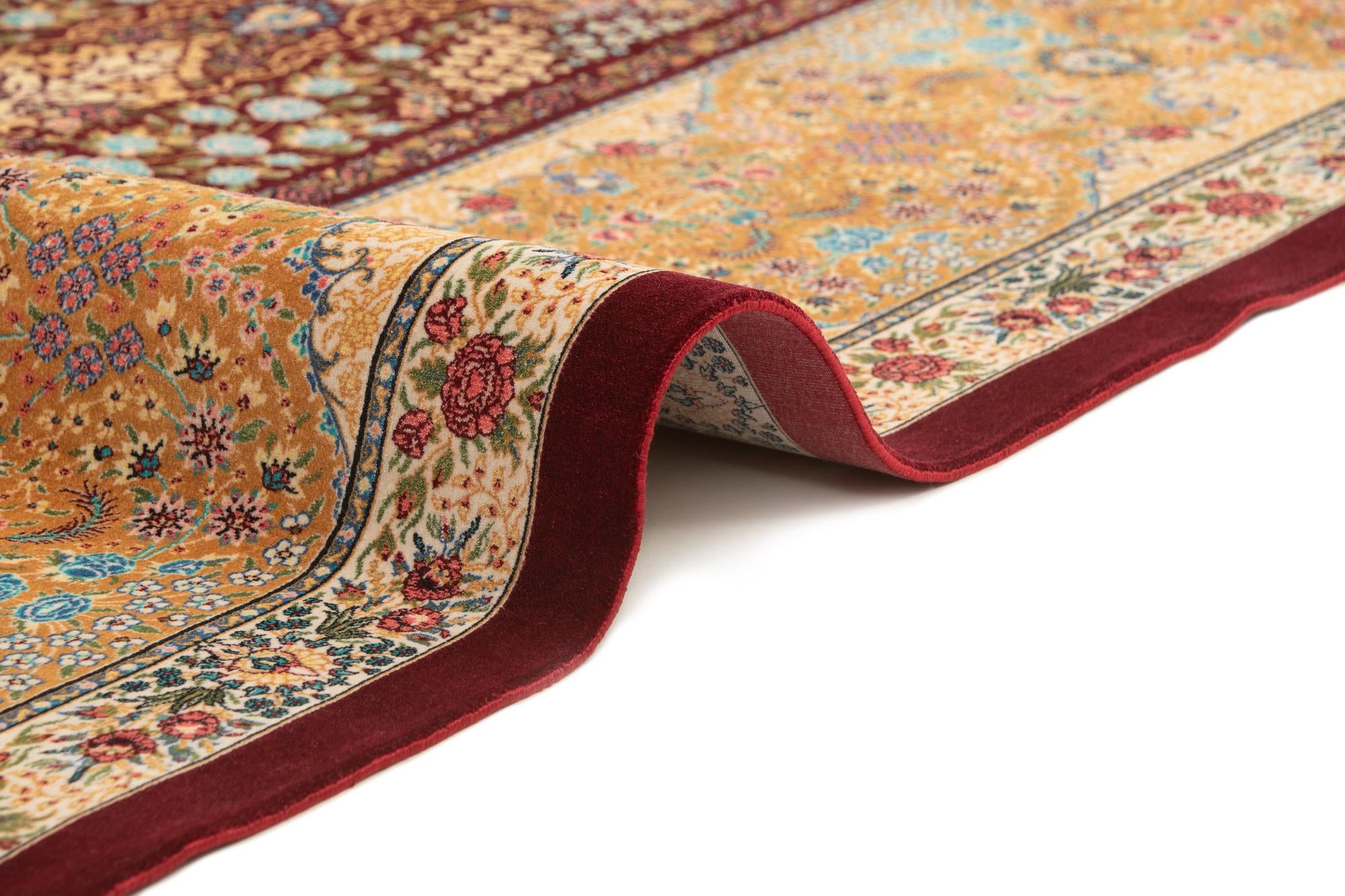 6' 7 x 9' 8 Ghom Design Rug