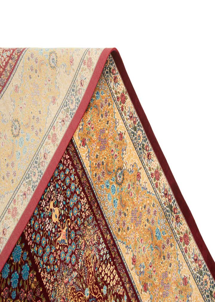 6' 7 x 9' 8 Ghom Design Rug