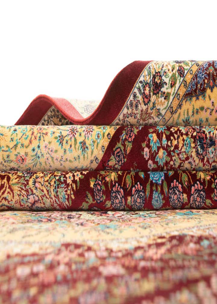 6' 6 x 9' 8 Ghom Design Rug