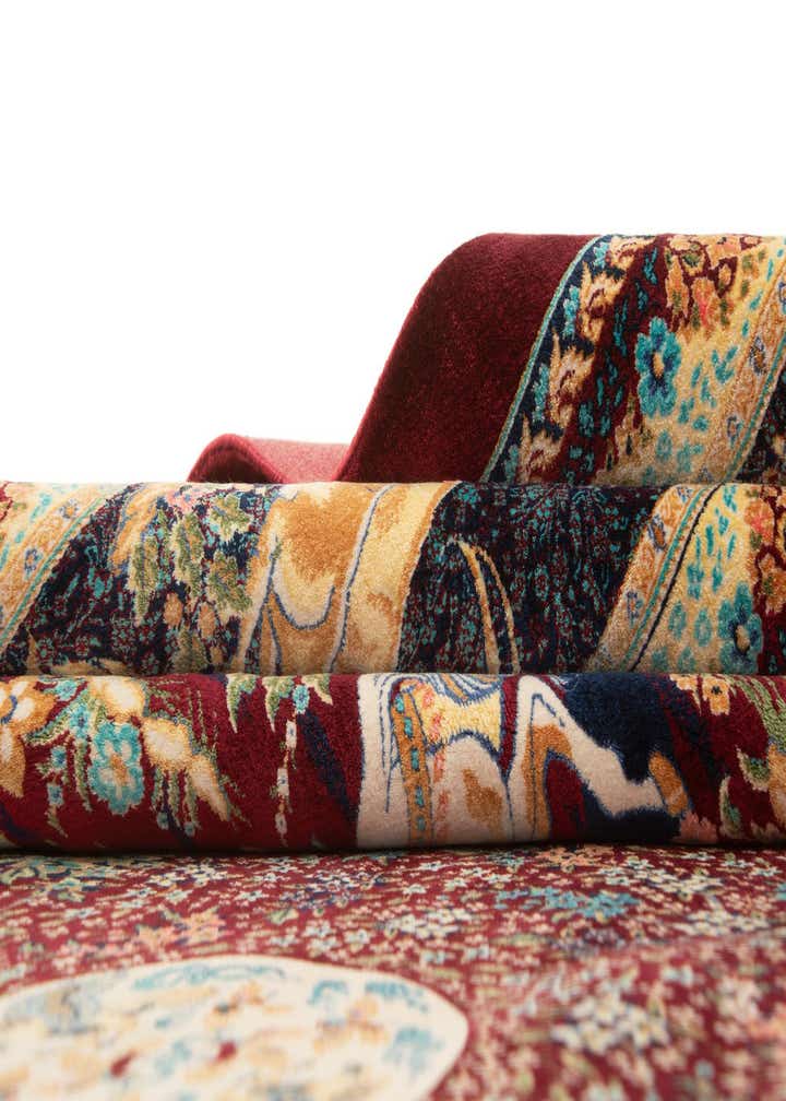 6' 6 x 9' 7 Ghom Design Rug