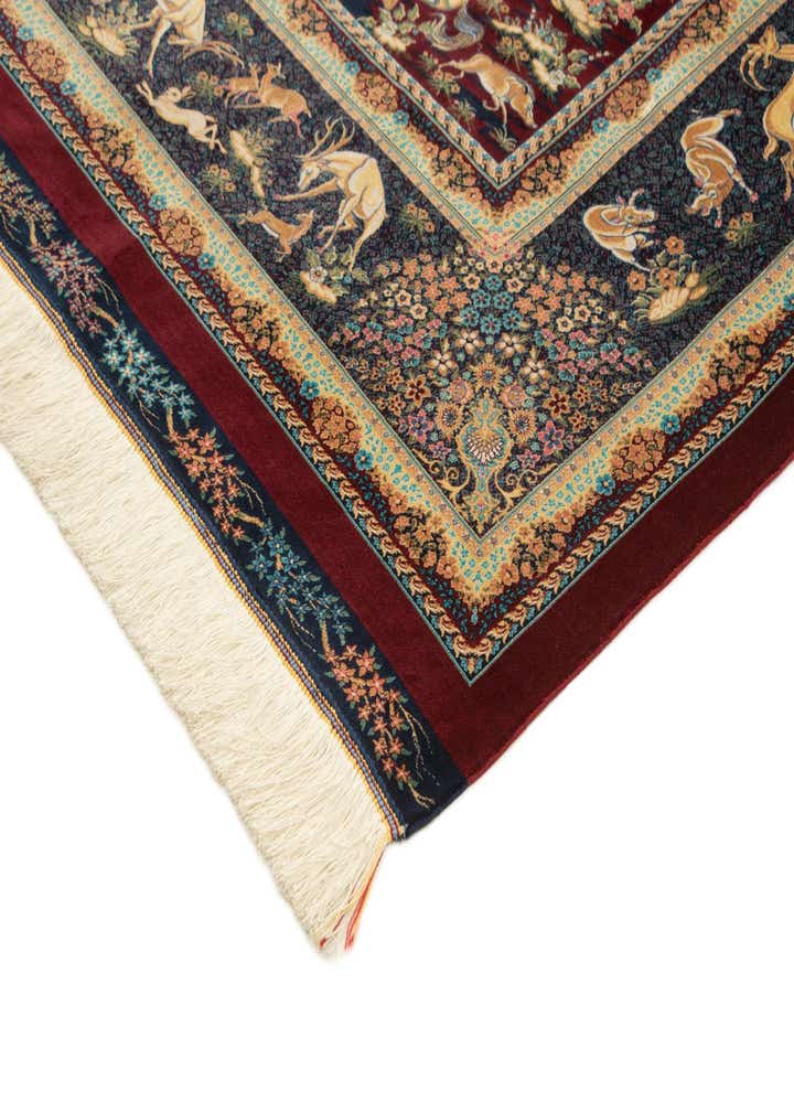 6' 6 x 9' 7 Ghom Design Rug