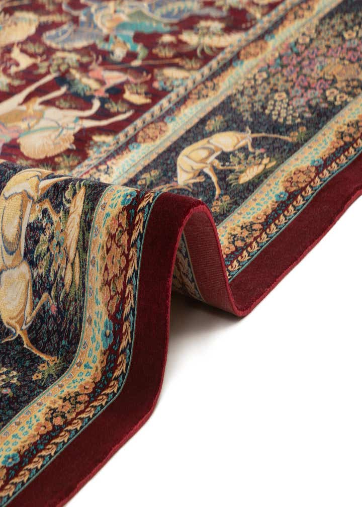 6' 6 x 9' 7 Ghom Design Rug