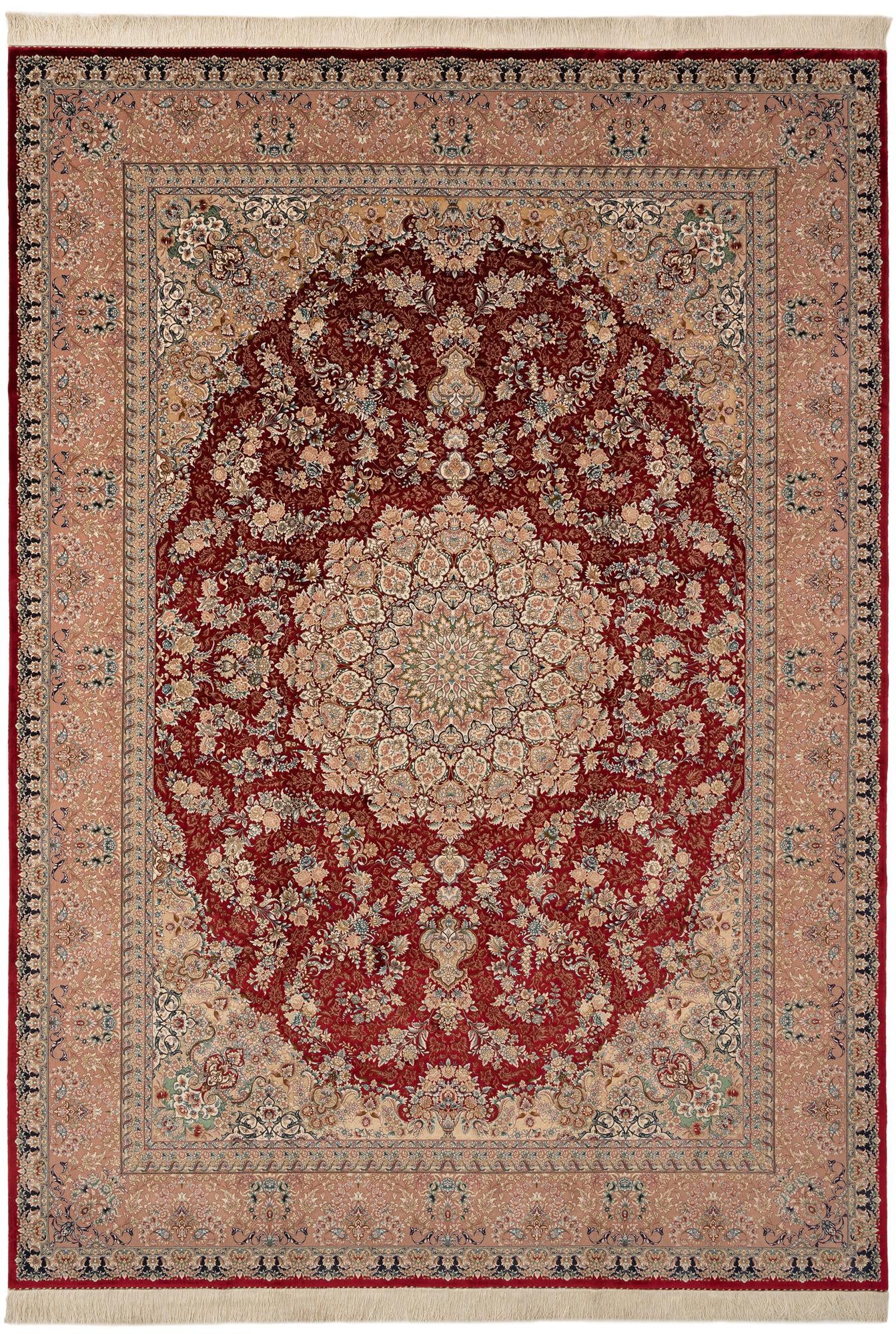 7' 11 x 11' 1 Ghom Design Rug