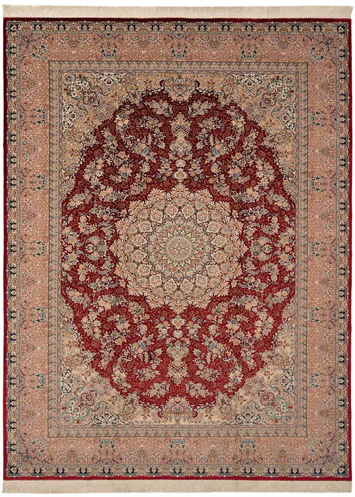 7' 11 x 11' 1 Ghom Design Rug