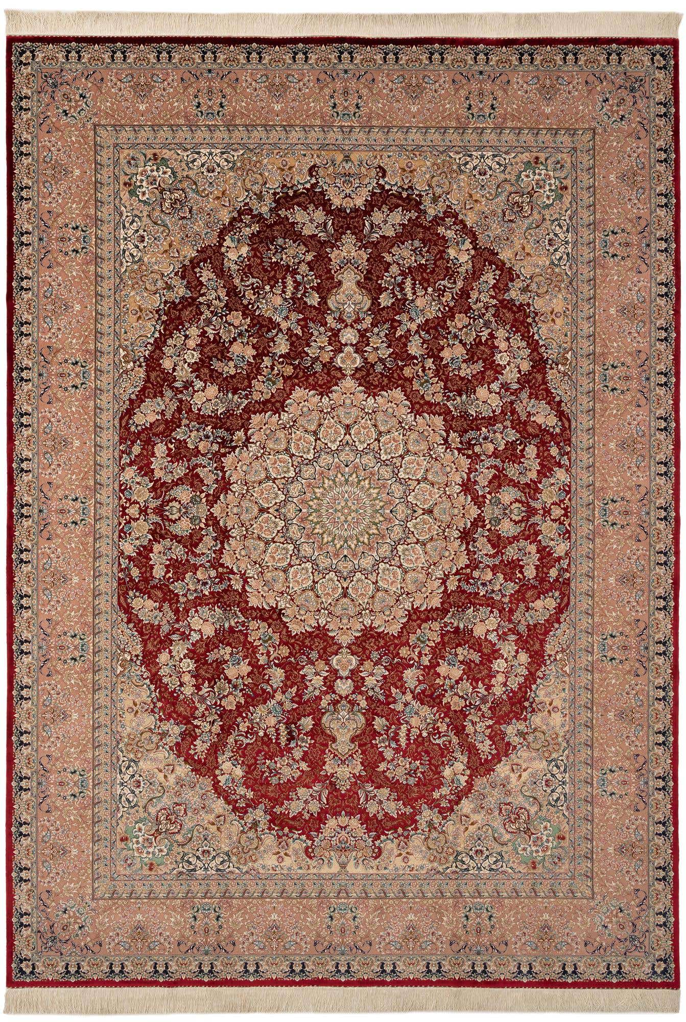 7' 11 x 11' 1 Ghom Design Rug