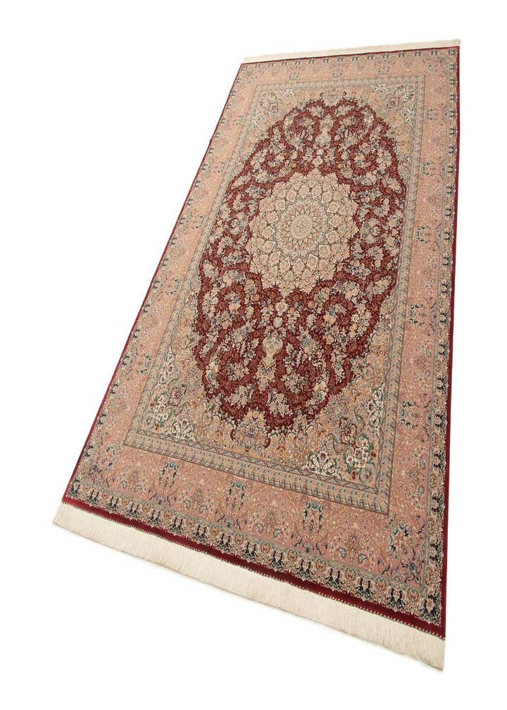 7' 11 x 11' 1 Ghom Design Rug
