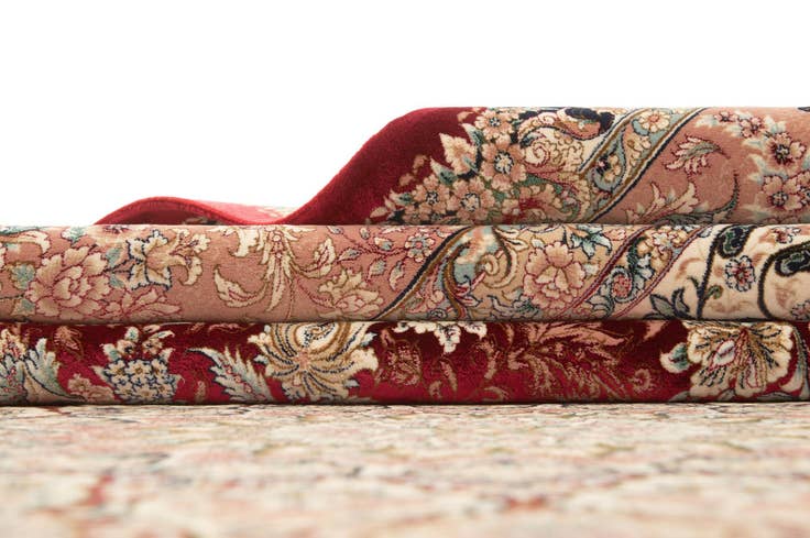 Detail image of 7' 11 x 11' 1 Ghom Design Rug