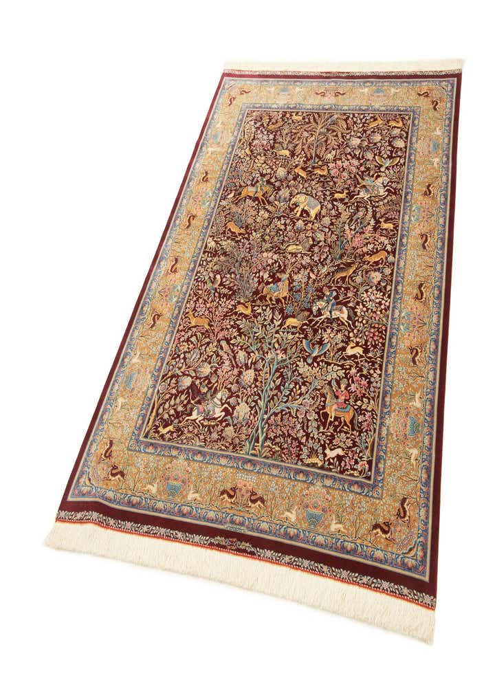 4' 5 x 6' 5 Ghom Design Rug