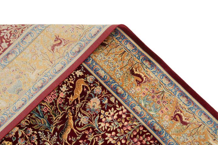 4' 5 x 6' 5 Ghom Design Rug