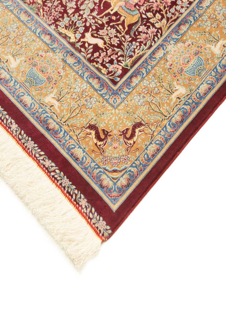 4' 5 x 6' 5 Ghom Design Rug