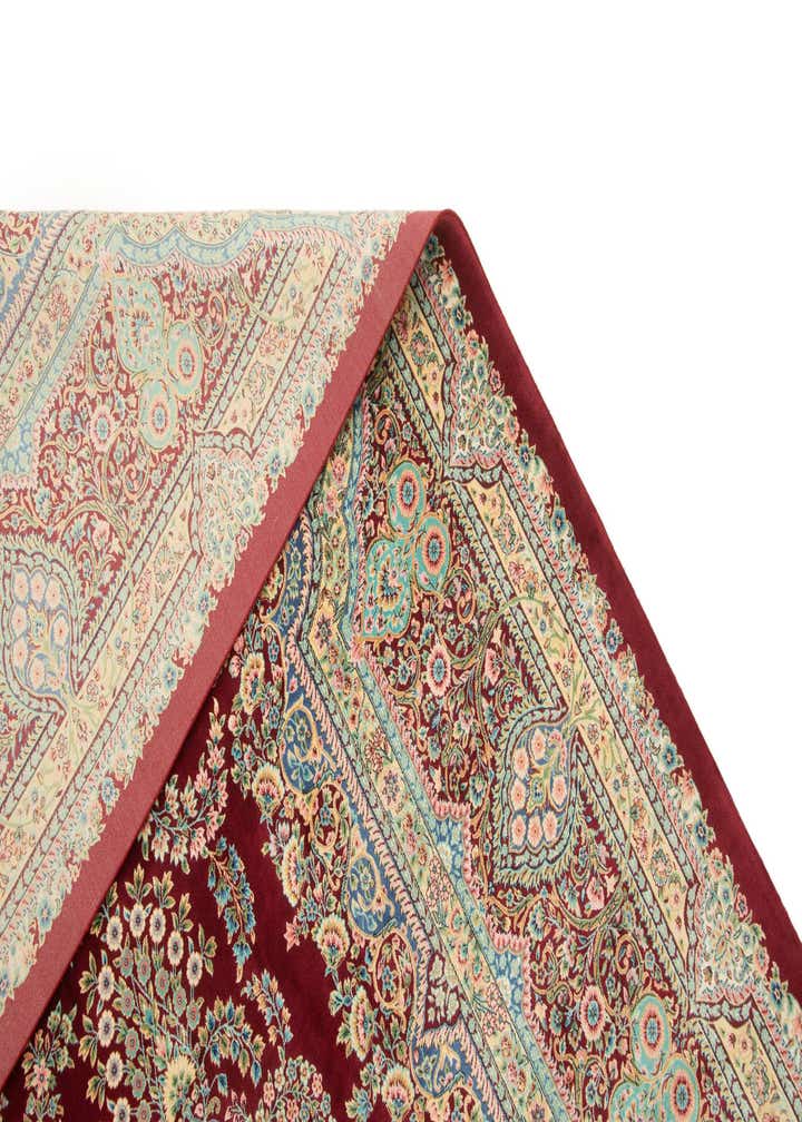 6' 6 x 9' 7 Ghom Design Rug