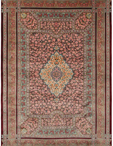 6' 6 x 9' 7 Ghom Design Rug