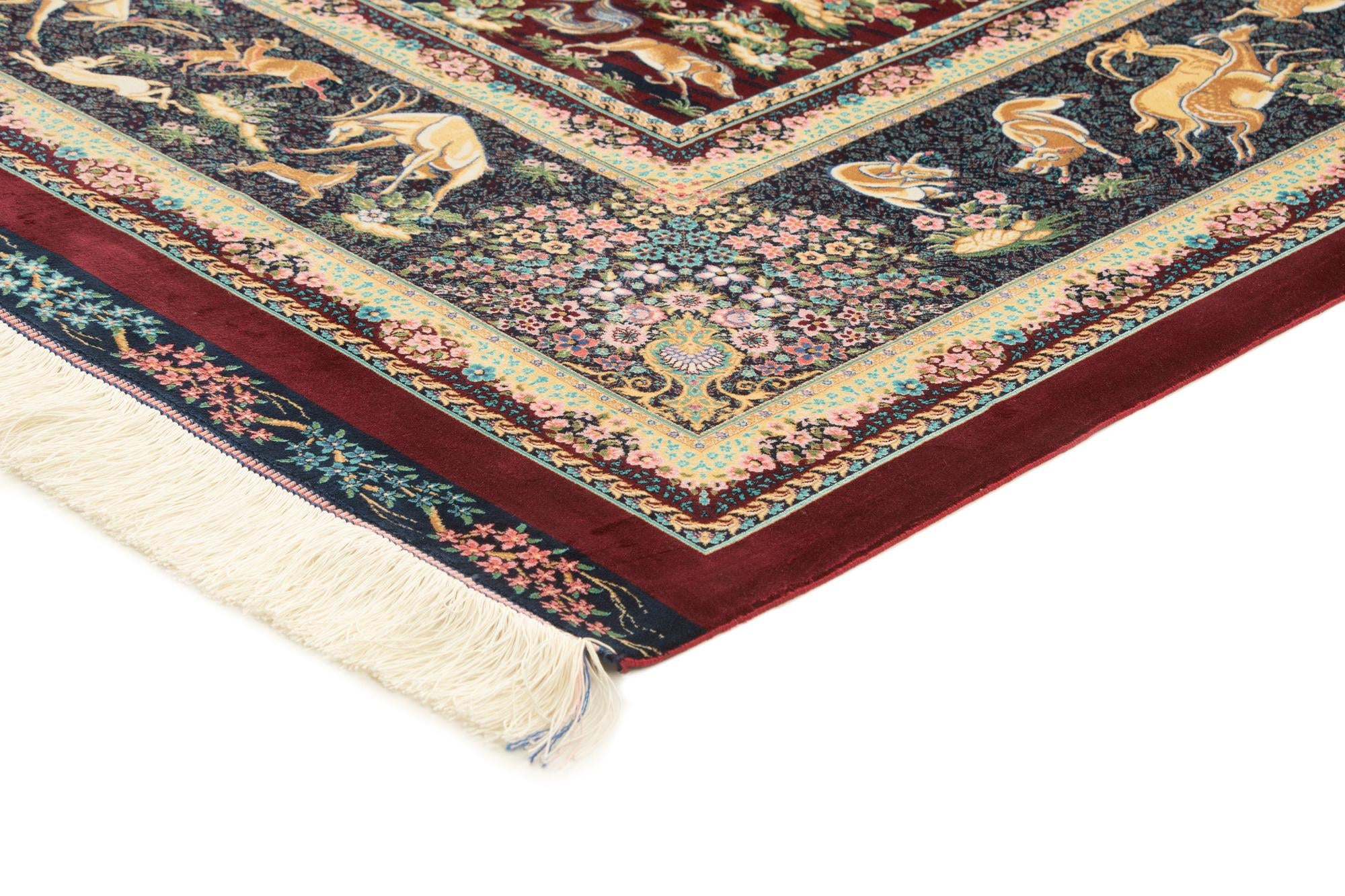 6' 6 x 9' 9 Ghom Design Rug