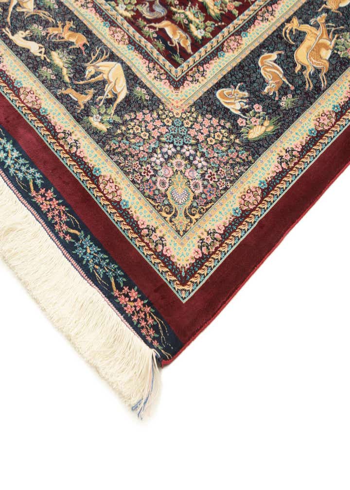6' 6 x 9' 9 Ghom Design Rug
