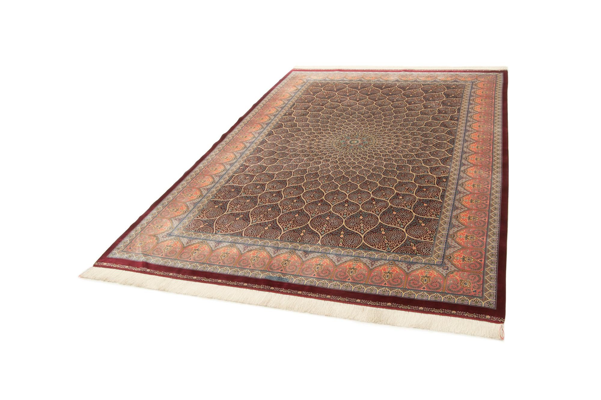 6' 6 x 9' 6 Ghom Design Rug