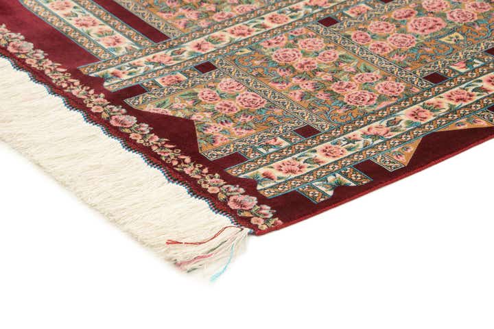 6' 6 x 9' 8 Ghom Design Rug