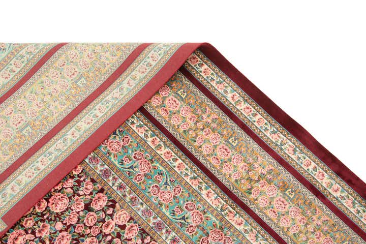 6' 6 x 9' 8 Ghom Design Rug