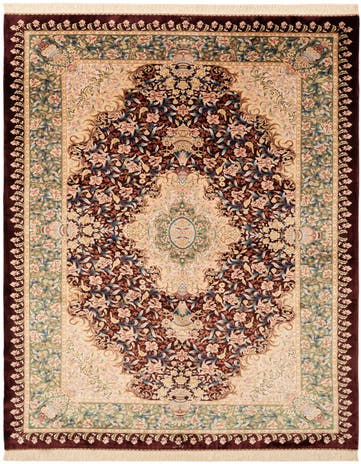 5' 8 x 8' 11 Ghom Design Rug