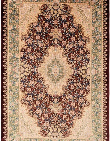 5' 8 x 8' 11 Ghom Design Rug